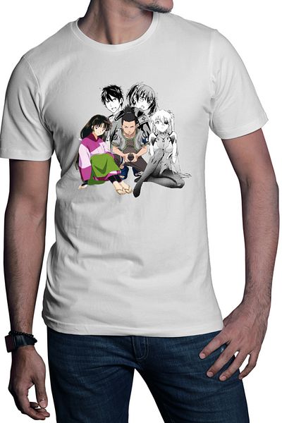 OEM Men's T-shirt Boarding School Juliet Romeo Naruto Evangelion