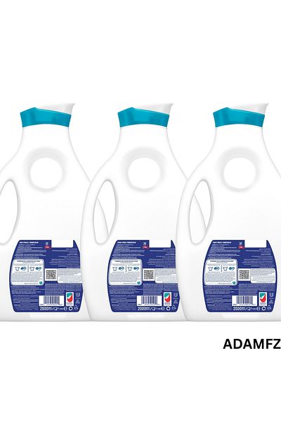 Omo Active Liquid Laundry Detergent 3-Pack, 2L Each – Powerful Stain Removal & Freshness