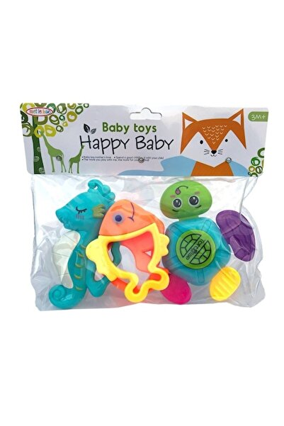 OEM Set de zornăitoare din plastic pentru bebeluși în diferite forme, 23x20cm...