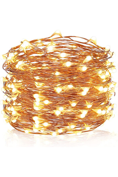 ariceleo Instalație cu 50 LED-uri, plastic/cupru, alb cald, 5 m