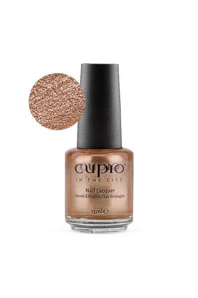 Cupio Βερνίκι νυχιών in the City - Μεταλλικό ροζ χρυσό 15 ml