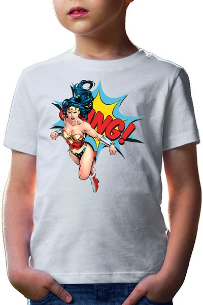 OEM Tricou copii Wonder Woman Bang Super Girl Powers Stunning Marvel Action