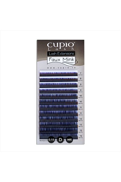 Cupio Μόνιμες επεκτάσεις βλεφαρίδων μωβ - Mink D Mix