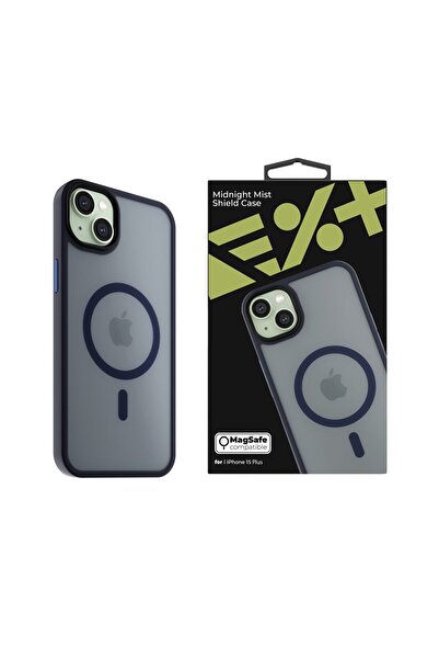NEXT ONE NOA MagSafe Protective Case for iPhone 15 Plus, Midnight Mist
