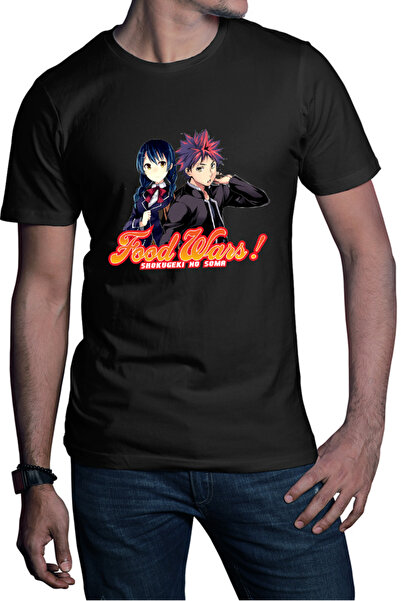 OEM Ανδρικό T-shirt Food Wars Souma Megumi Σχολικός Διαγωνισμός