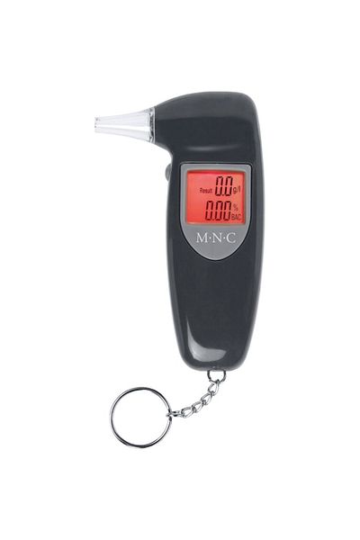 MNC Alcohol Tester MNC, Keychain, LCD Display, Grey