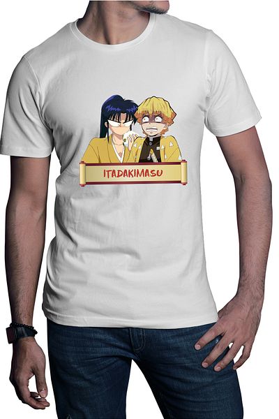 OEM Tricou barbati Rurouni Kenshin Kaori Zenitsu Eat Fun Manga