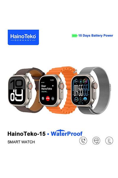 haino teko germany Haino-Teko15 Smart Watch with AMOLED Display, Water Resistant, and Battery Life of Up to 15 Days of Normal Use