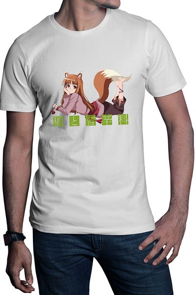 OEM Spice And Wolf Holo Anime Slice of Life Men's T-Shirt