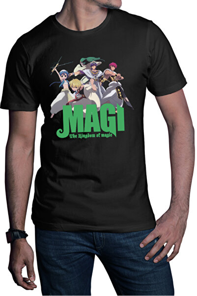 OEM Tricou barbati Magi The Labyrinth of Magic Team Alladin Alibaba Sinbad Ma...