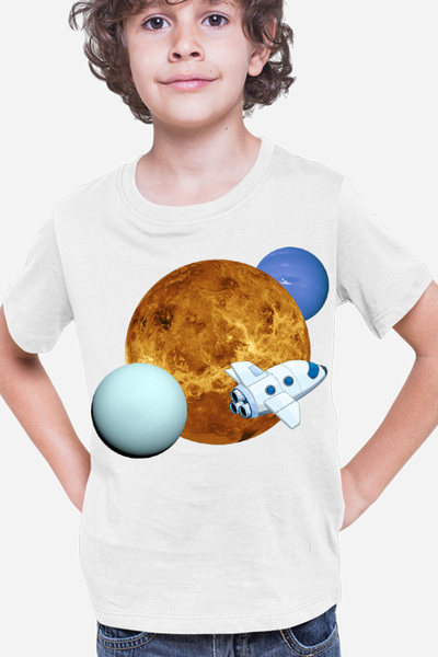 OEM NASA Neptune Sun Space Rocket Παιδικό T-shirt