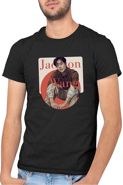 OEM Tricou barbati Got7 Jackson Wang Chinese Rapper Dancer Multi Talent