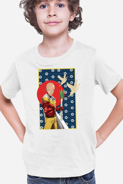 OEM Tricou copii One-Punch Man Japanese Pattern Flag Bird