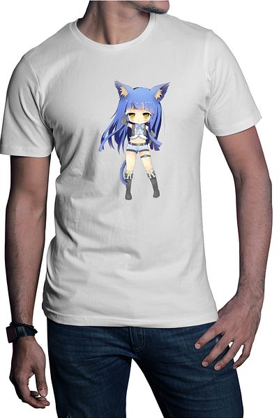 OEM Men's T-shirt Fairy Tail Juvia Lockser Anime Chibi