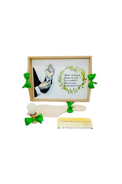 OEM Groom's cooking set, personalized, consisting of 4 pieces