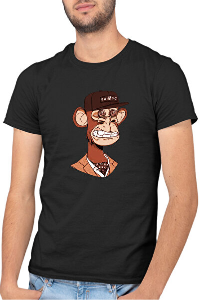 OEM Tricou barbati NFT Monkey Modern Financial Global Economy