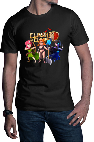 OEM Tricou barbati Clash of Clans Archer Mage Fighter Rage Supercell