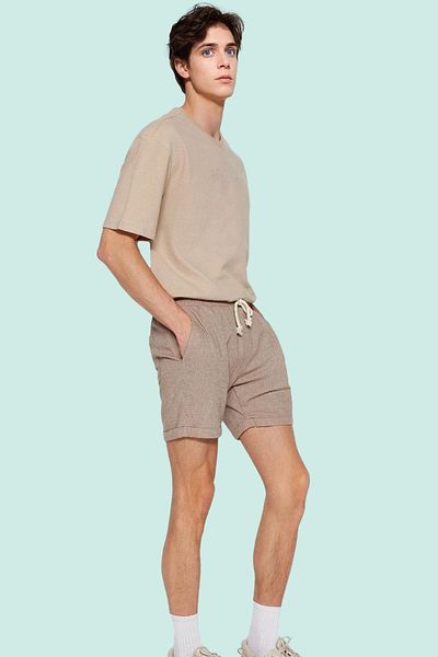 PayBuy Men's Linen Look Short Shorts Comfortable Fit Pocket Detail Daily Use a Must Have in Summer