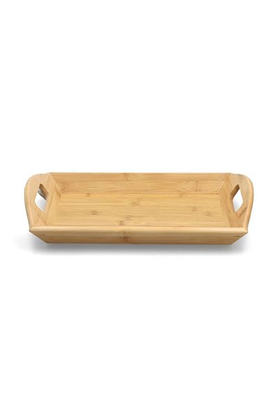 Bien Servi High Quality Rectangular Shaped Bamboo Serving Tray