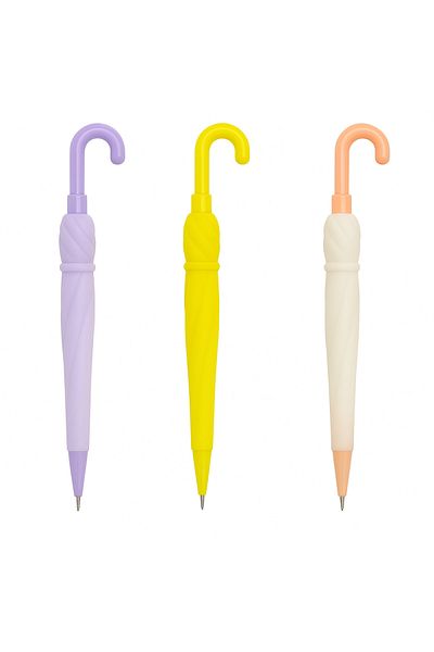 Bittox Fun Umbrella Design 0.7 mm Tip Pen - Ideal for School and Gifts