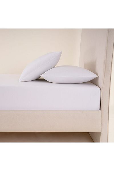 Penelope Σετ σεντόνια Laura Percale Easy Care Λευκό 140X200+35