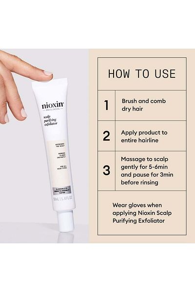 Nioxin Tratament exfoliant anti-mătreață pentru scalp Scalp Recovery, 50 ml