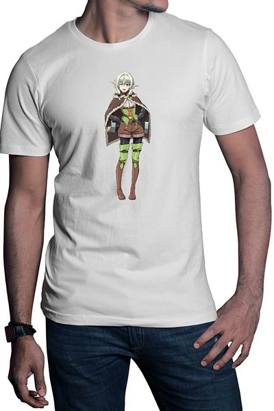 OEM Tricou barbati Goblin Slayer Elf Forest Helper Magic Healer Fantasy Anime