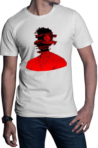 OEM Men's T-shirt Ajin Transformation Kei Self Horror Anime Otaku