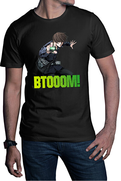 OEM Ανδρικό T-shirt Btooom! Sakamoto Ryouta Φοιτητής Κόλπο Anime Δράση Gore