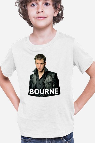 OEM Tricou copii Bourne Matt Damon Celebrity Identity Theatrical Films