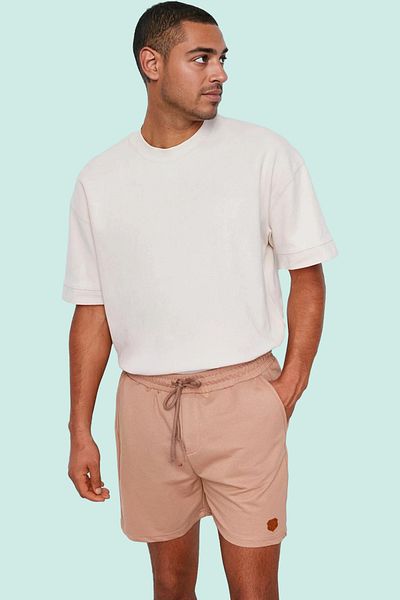 PayBuy Men's Short Length Solid Pattern Shorts Regular Waist Cotton Comfortable Daily Use Summer Essential