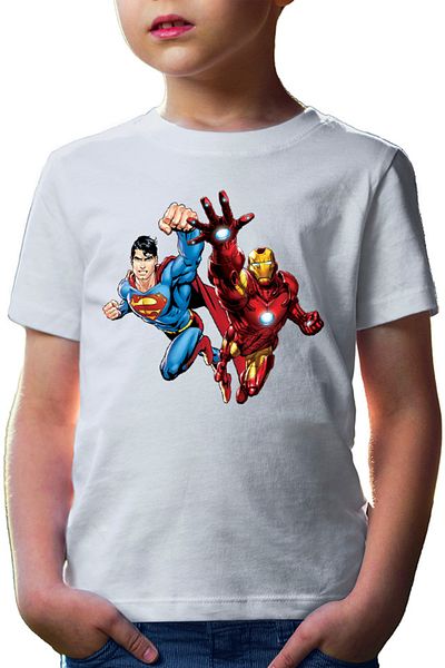 OEM Tricou copii Ironman Superman Power Suit Marvel Comics