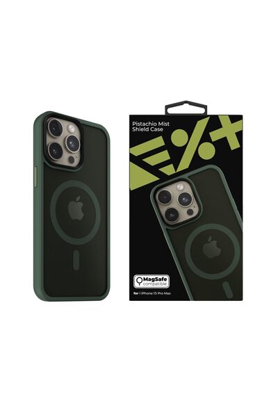 NEXT ONE NOA MagSafe Protective Case for iPhone 15 Pro Max, Pistachio Mist