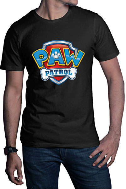 OEM Ανδρικό T-shirt Paw Patrol Logo Disney Τα σκυλιά προστατεύουν τους ανθρώπους