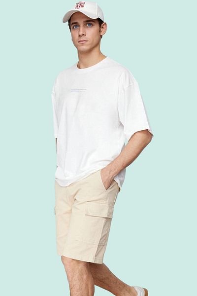 PayBuy Men's Denim Short Shorts Wide Leg Relaxed Fit Cotton Casual Combinations Summer Indispensable