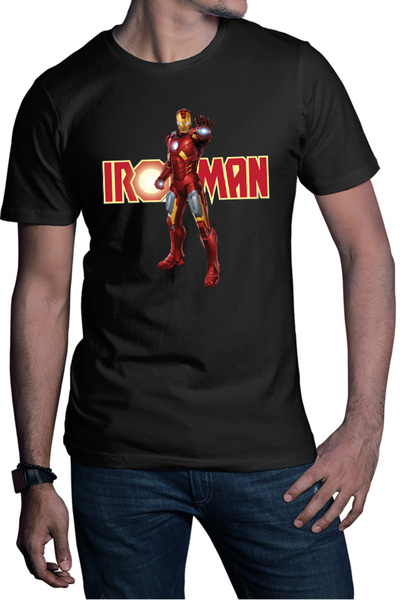 OEM Tricou barbati Ironman Logo Suit Accident American Comic Books