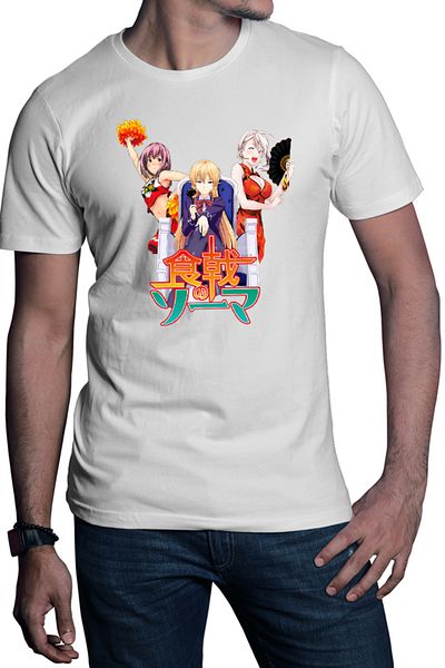 OEM Men's T-shirt Food Wars Erina Alice Hisato Fan Anime Shokugeki