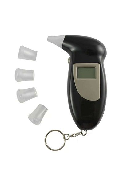 dalimag Professional Alcohol Tester Device with 4 Replaceable Mouthpieces, Digital Screen, Accuracy 0.01%, 1