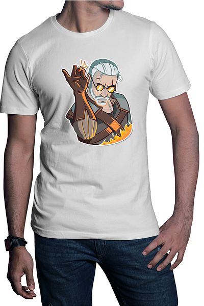 OEM Tricou barbati The Witcher Fortnite Epic Games Battle Royale