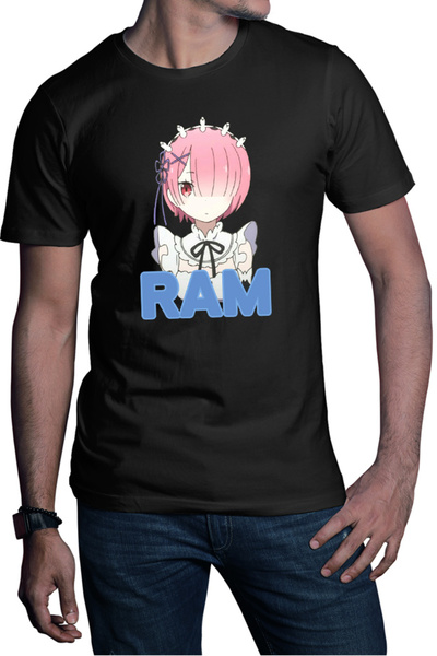 OEM Tricou barbati Re Zero RAM Sister Isekai Paranormal Demon Time Travel