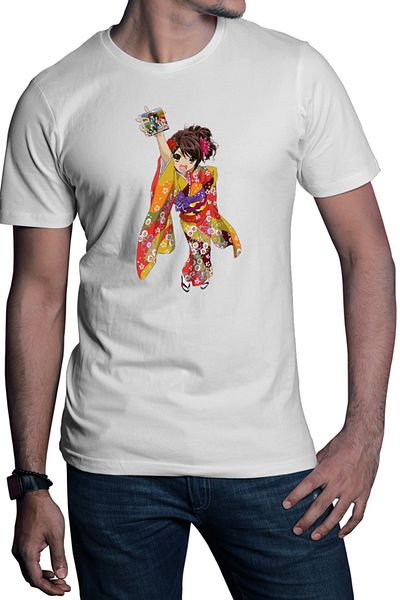 OEM Men's T-shirt Haruhi Suzumiya Kimono Traditional Ninjago