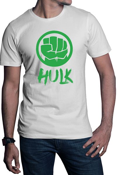 OEM Men's T-shirt Hulk Comics Marvel Cinematic Iron Man Superhero
