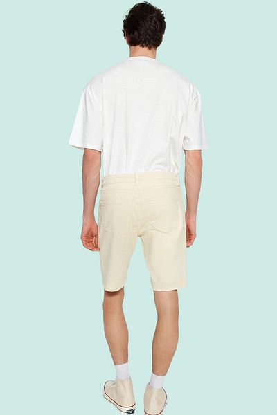 PayBuy Men's Denim Jeans Shorts Slim Fit Regular Waist 5 Pockets Casual Daily Use Summer Essential