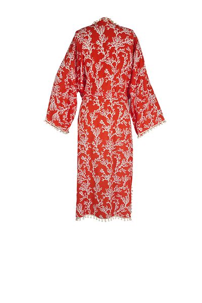 MANOTRES Coral Tassel Kimono