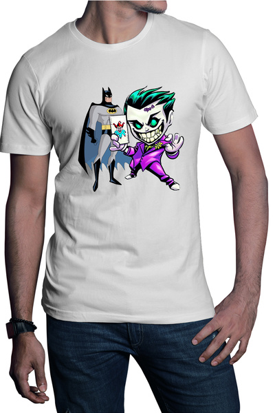 OEM Tricou barbati Batman Vs Joker Bruce Death Metal
