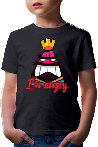 OEM Tricou copii Clash Royale Angry King Multiplayer Copy Strategy