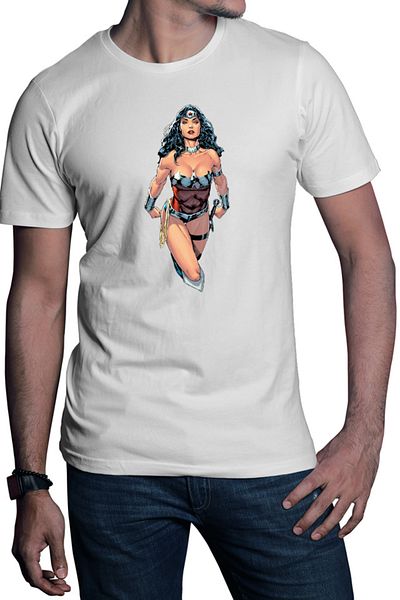 OEM Men's T-shirt Wonder Woman Diana Princess Ares God of Fight Superheroine
