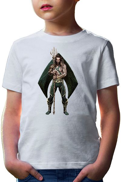 OEM Tricou copii Aquaman Flash Pose Jason Momoa Powerful Ability Unique