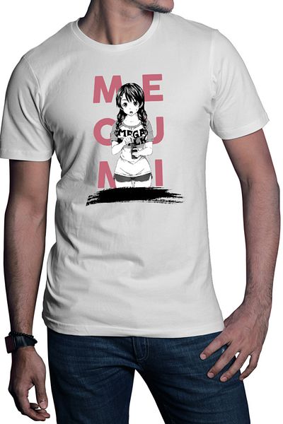 OEM Men's T-shirt Food Wars Megumi Casual Water Otaku