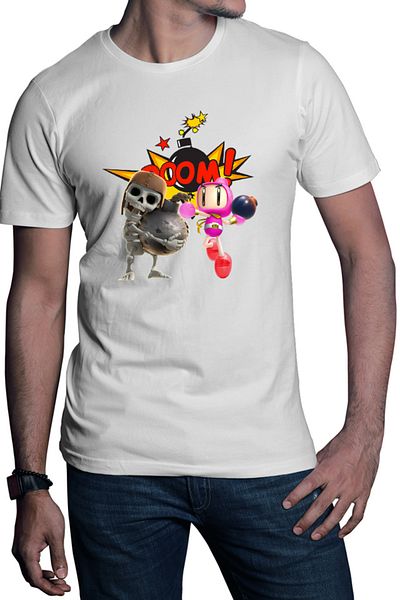 OEM Men's T-shirt Clash Royale Bomberman Skeleton Special Ability